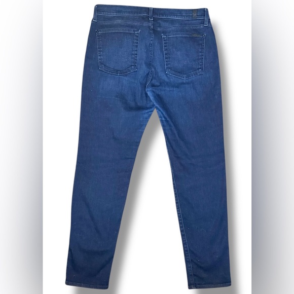7 For All Mankind The Slim Cigarette- Dark Wash, Low rise skinny jeans - Picture 6 of 9